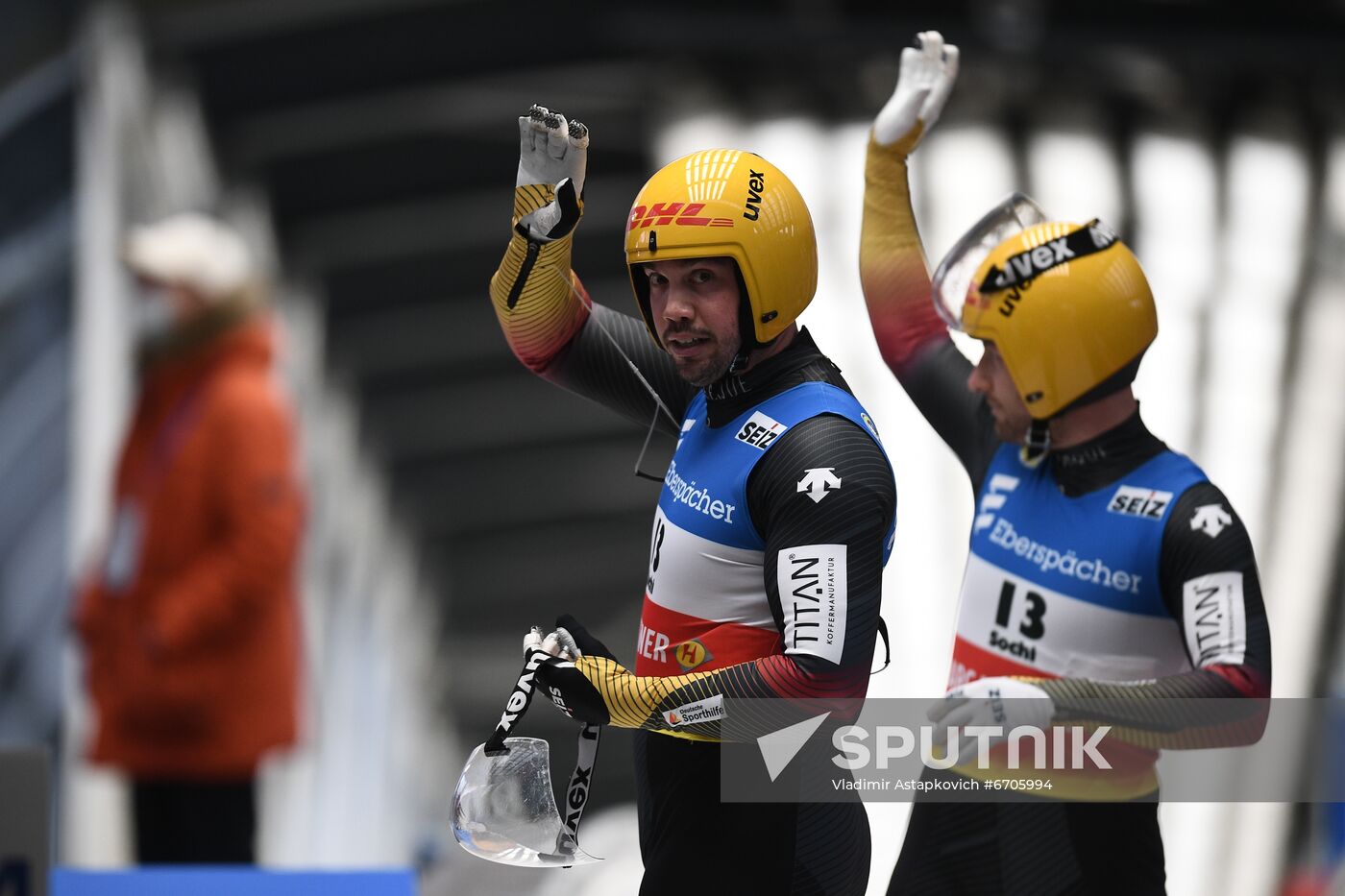 Russia Luge World Cup Doubles