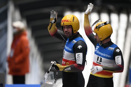 Russia Luge World Cup Doubles