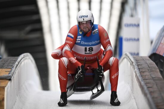 Russia Luge World Cup Doubles