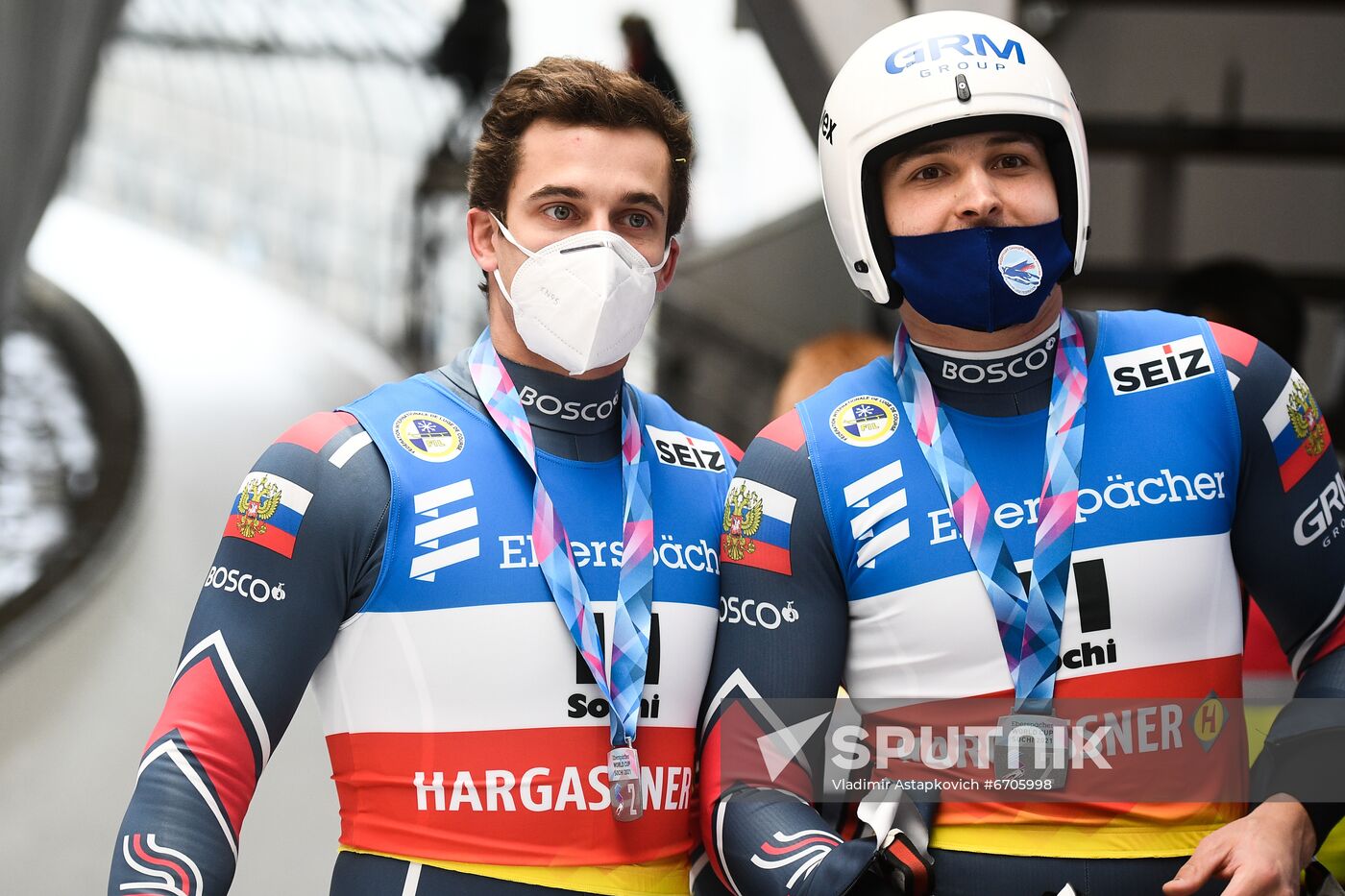 Russia Luge World Cup Doubles