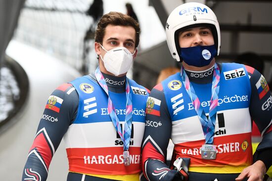 Russia Luge World Cup Doubles