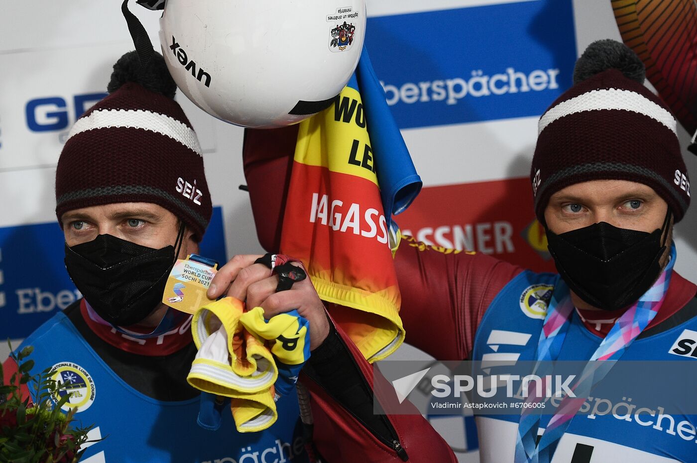 Russia Luge World Cup Doubles