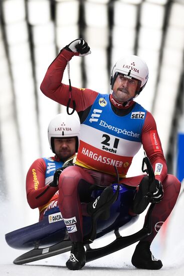 Russia Luge World Cup Doubles