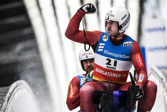 Russia Luge World Cup Doubles