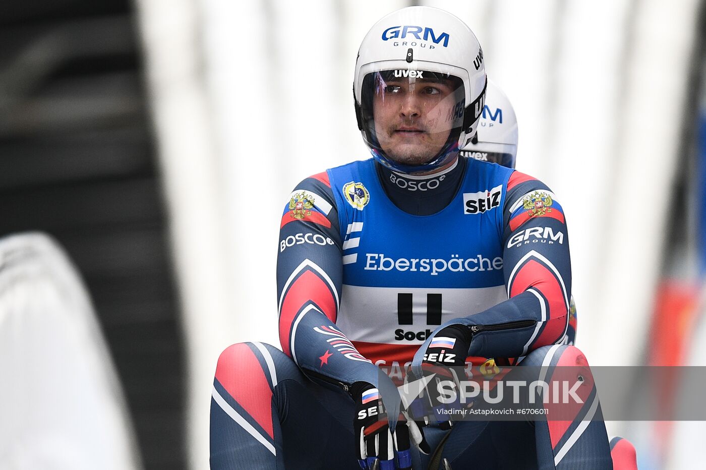 Russia Luge World Cup Doubles