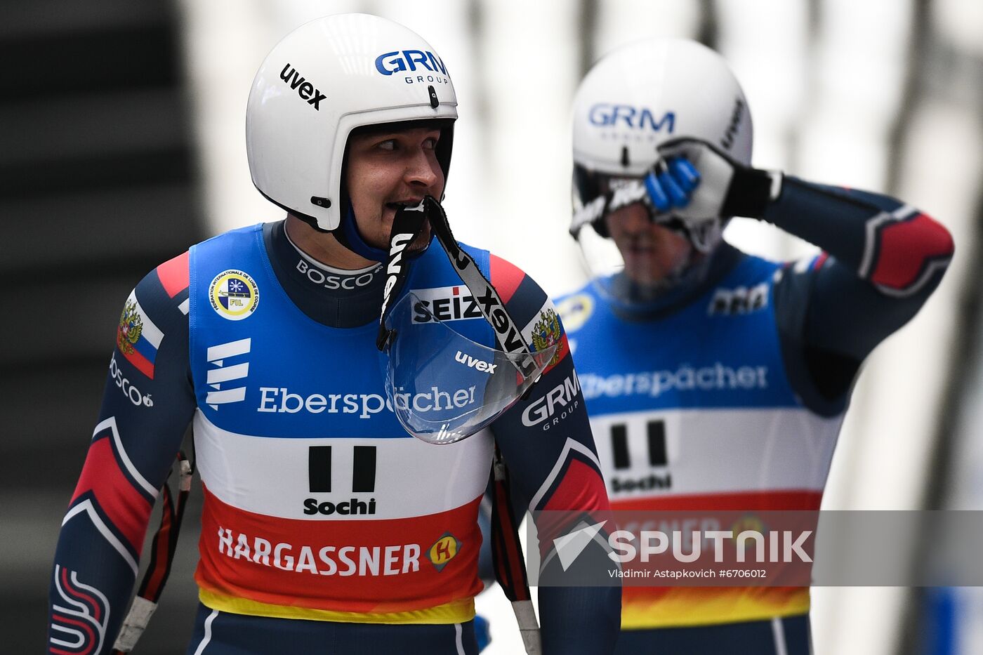 Russia Luge World Cup Doubles