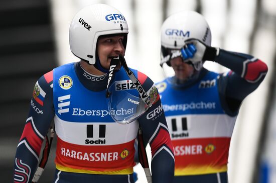 Russia Luge World Cup Doubles