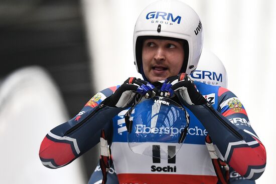 Russia Luge World Cup Doubles