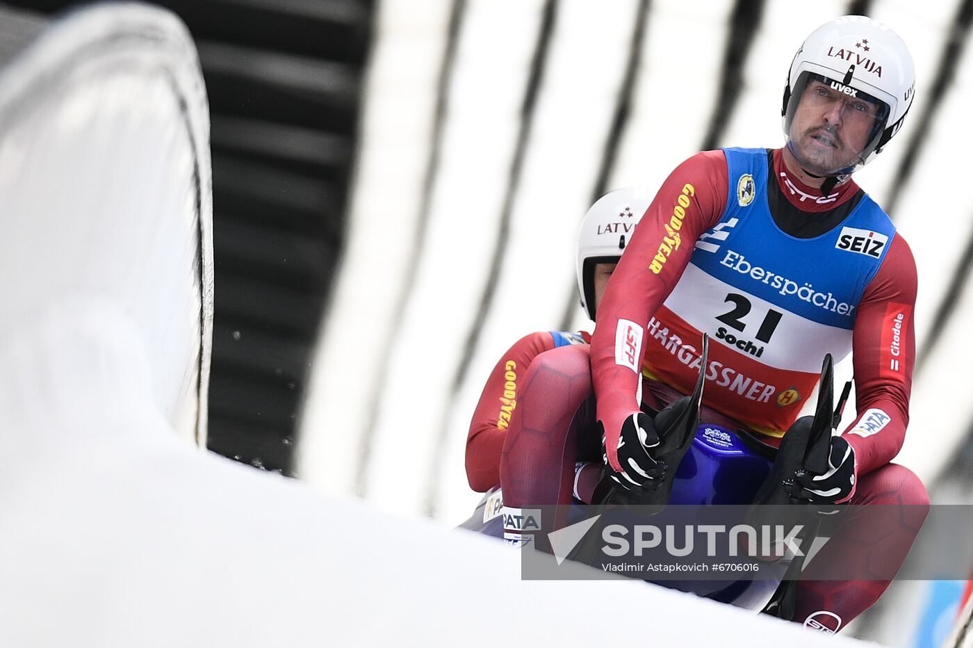 Russia Luge World Cup Doubles