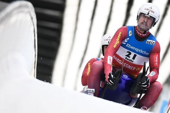 Russia Luge World Cup Doubles