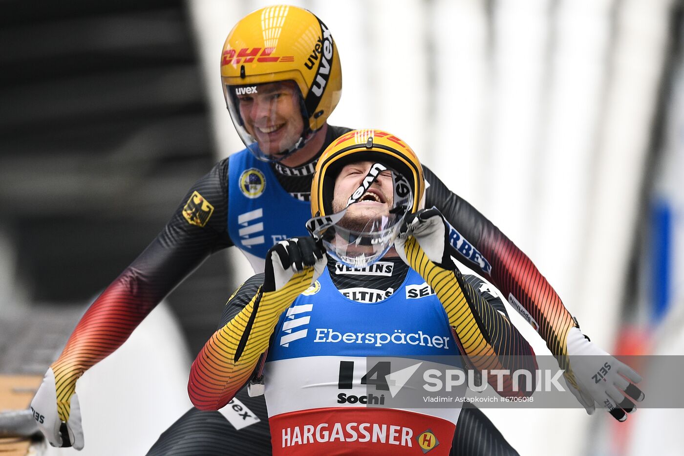 Russia Luge World Cup Doubles