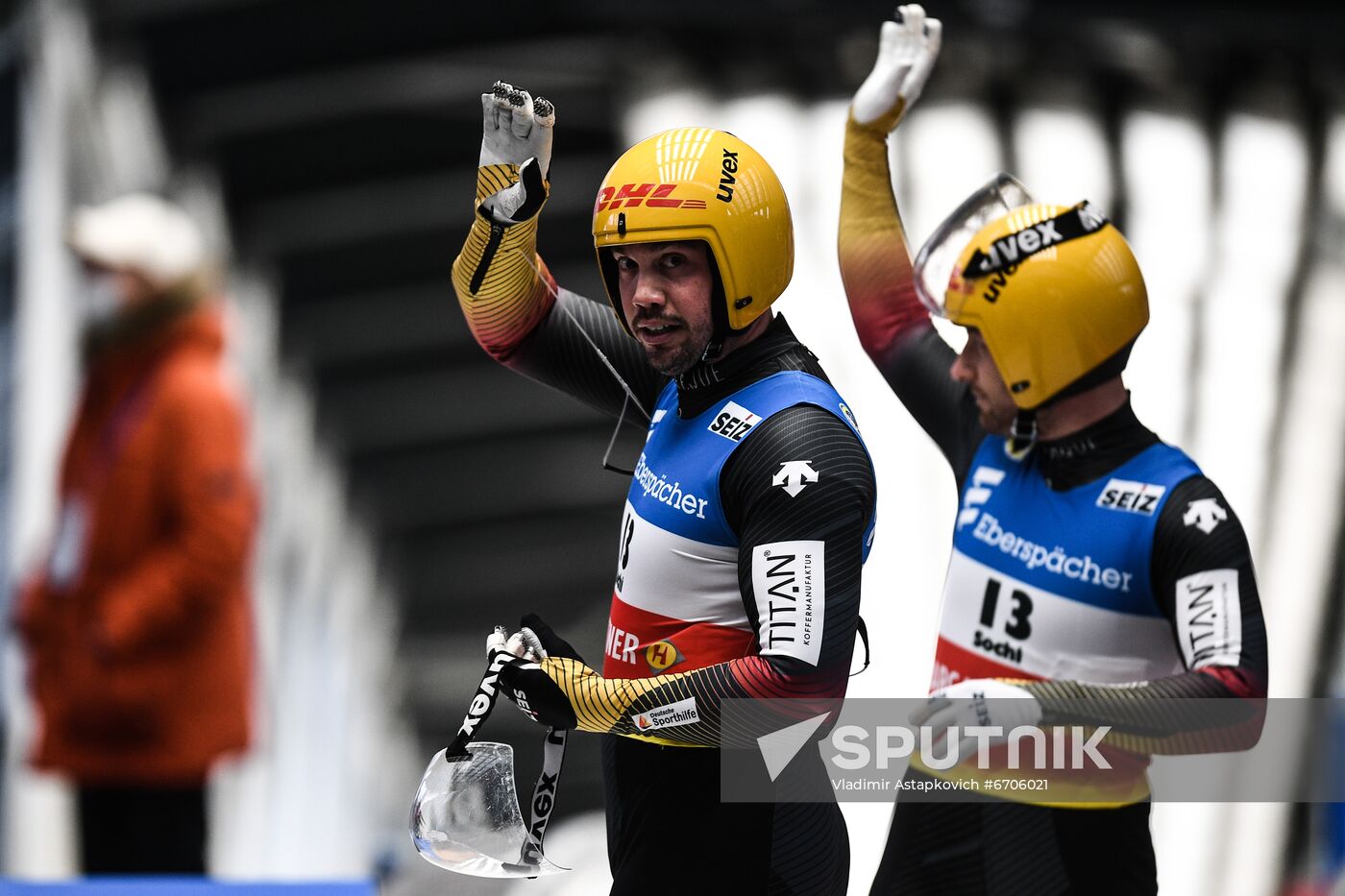 Russia Luge World Cup Doubles