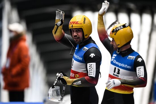 Russia Luge World Cup Doubles