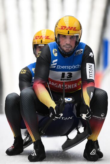 Russia Luge World Cup Doubles