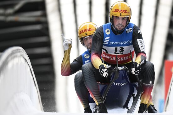 Russia Luge World Cup Doubles