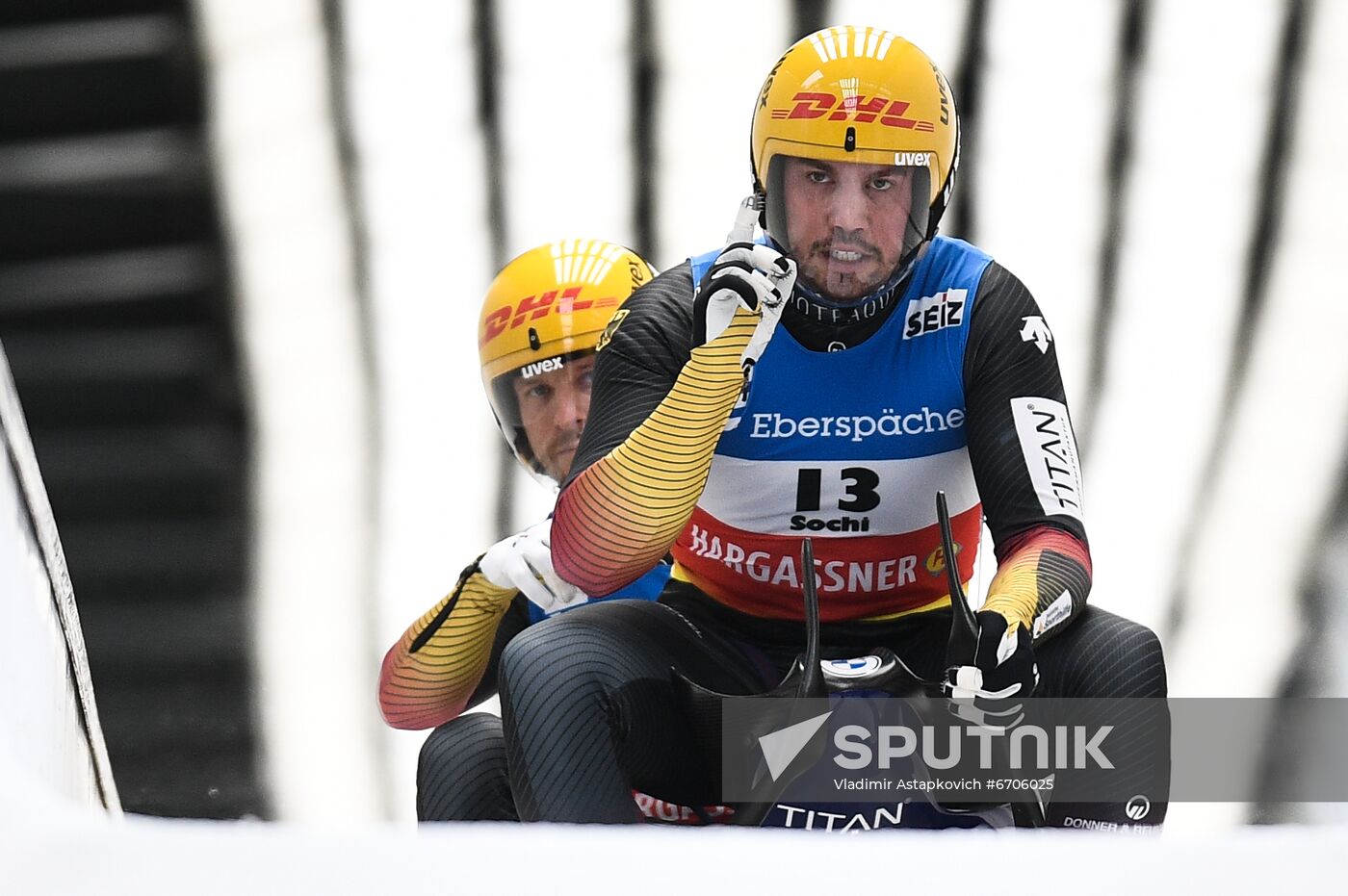 Russia Luge World Cup Doubles