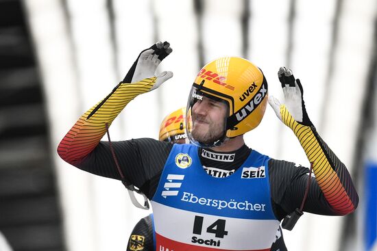 Russia Luge World Cup Doubles