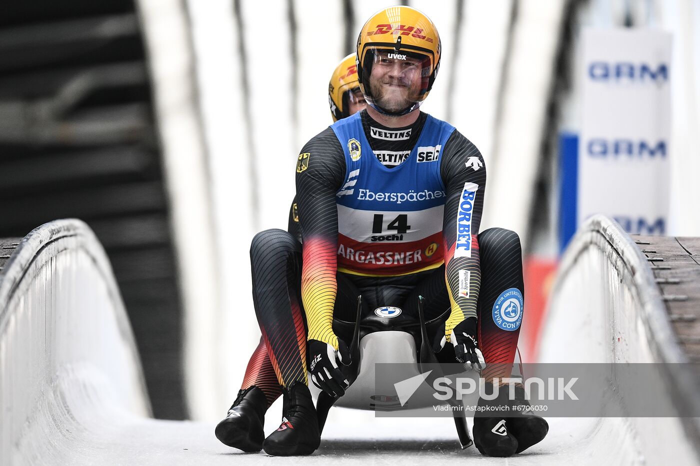 Russia Luge World Cup Doubles