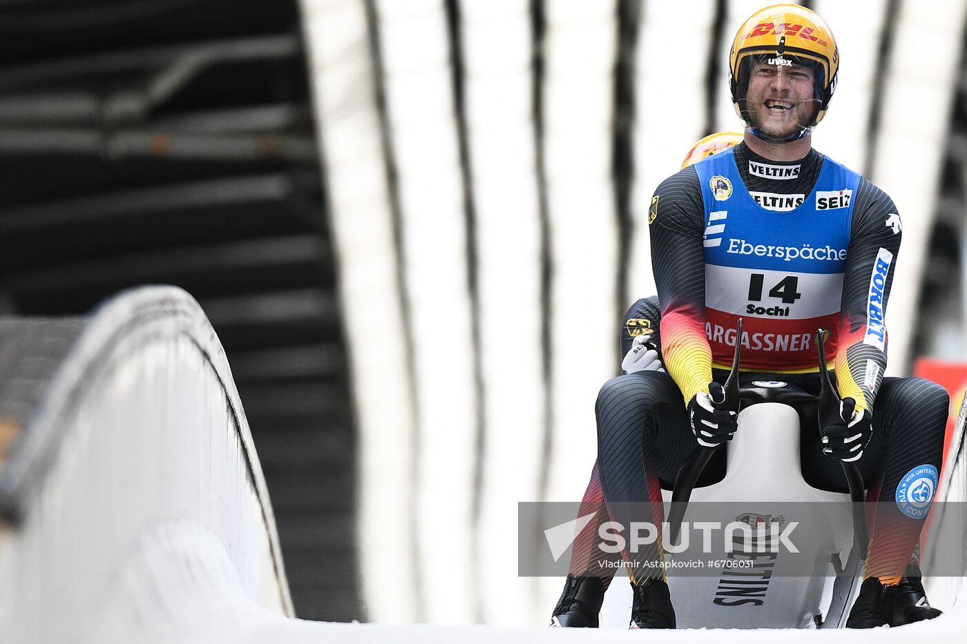 Russia Luge World Cup Doubles