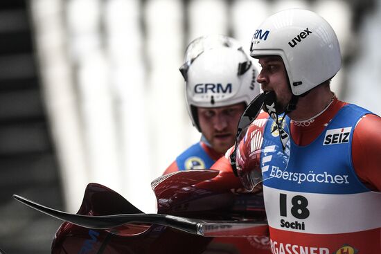 Russia Luge World Cup Doubles