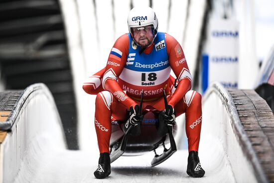 Russia Luge World Cup Doubles