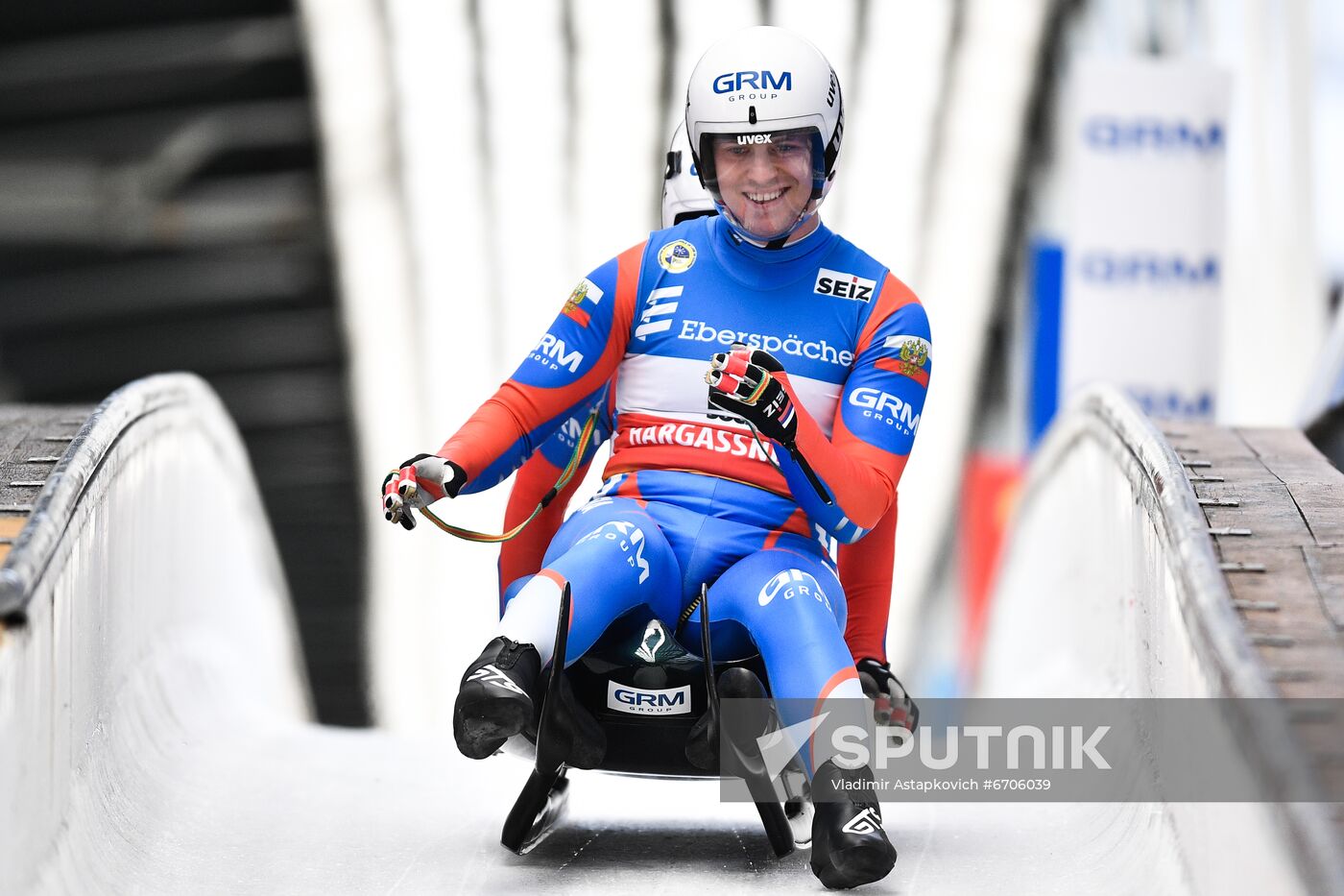 Russia Luge World Cup Doubles