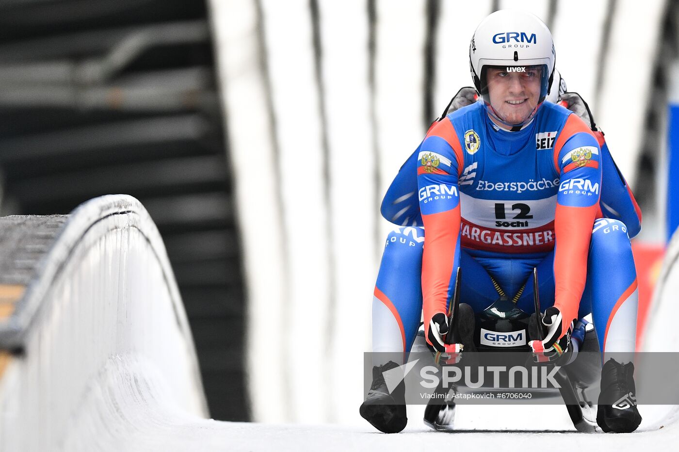 Russia Luge World Cup Doubles