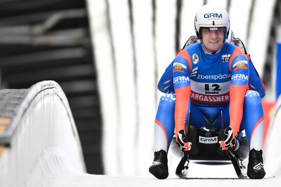 Russia Luge World Cup Doubles