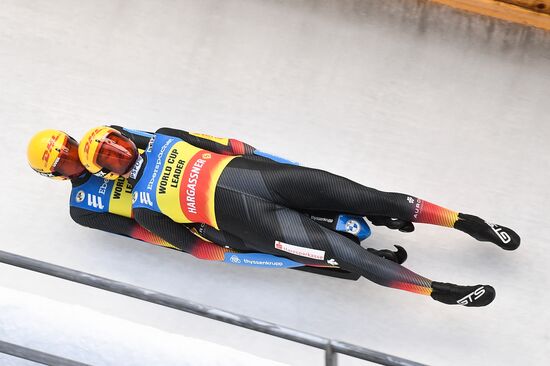 Russia Luge World Cup Doubles