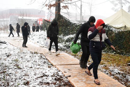 Belarus Poland Border Refugees