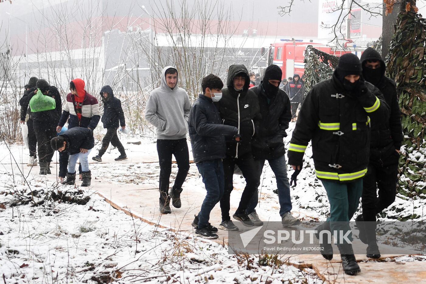 Belarus Poland Border Refugees