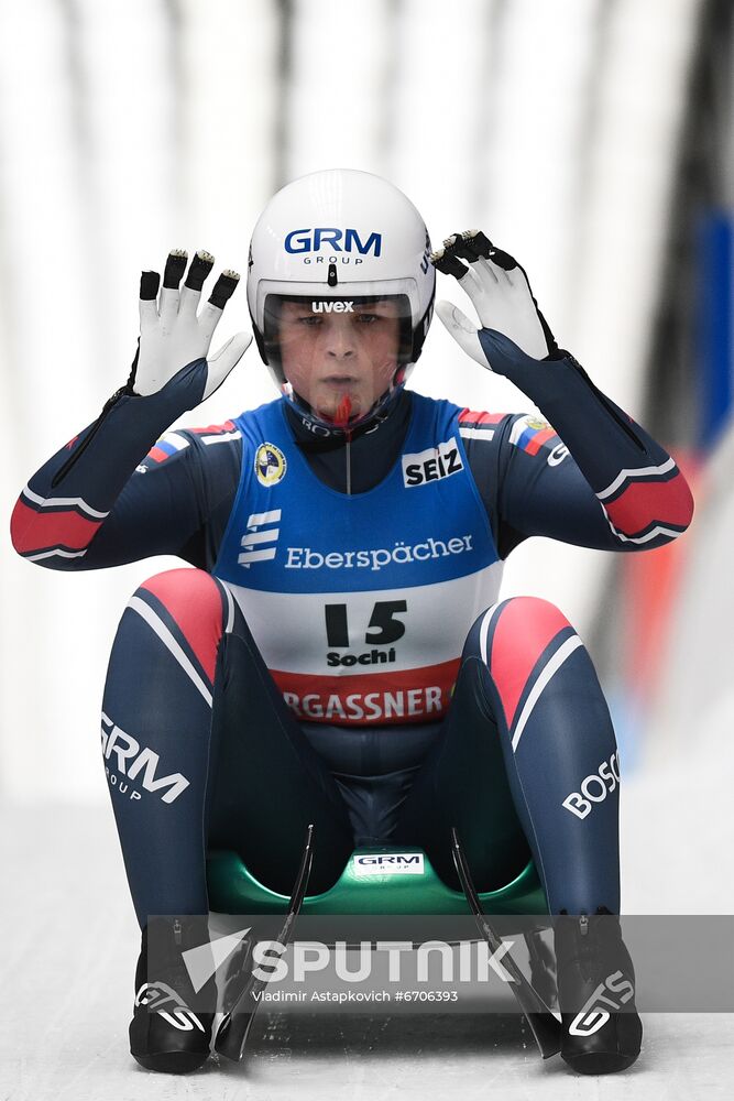 Russia Luge World Cup Women