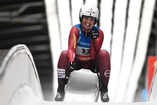Russia Luge World Cup Women