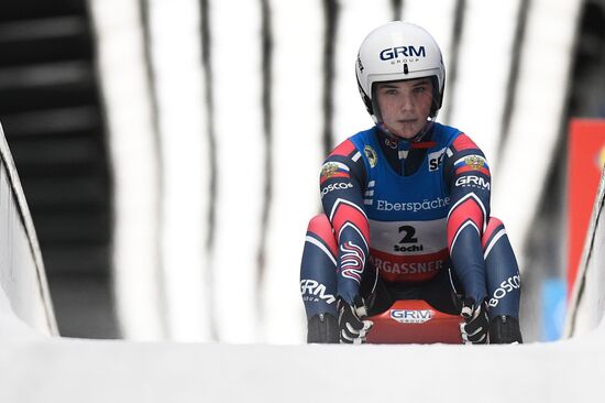Russia Luge World Cup Women