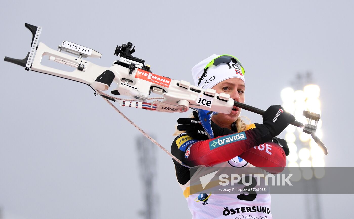 Sweden Biathlon World Cup Women