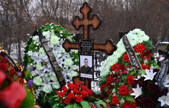 Russia Coal Mine Accident Victims Funeral