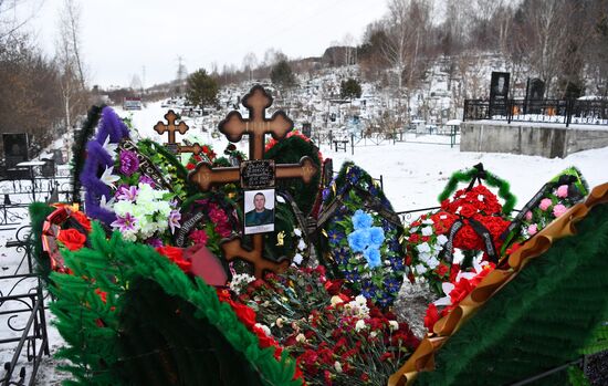 Russia Coal Mine Accident Victims Funeral