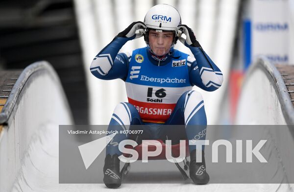 Russia Luge World Cup Men