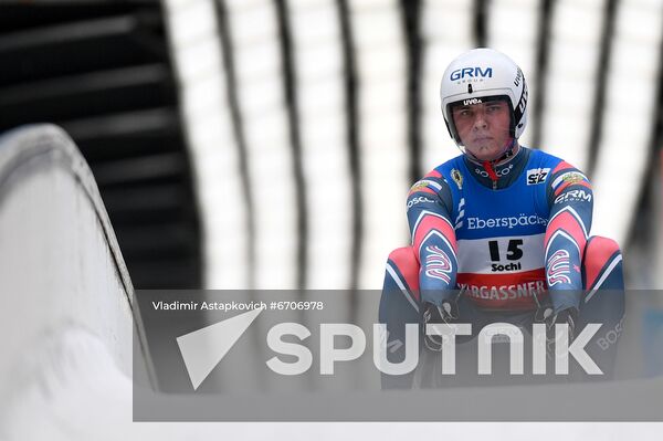 Russia Luge World Cup Men