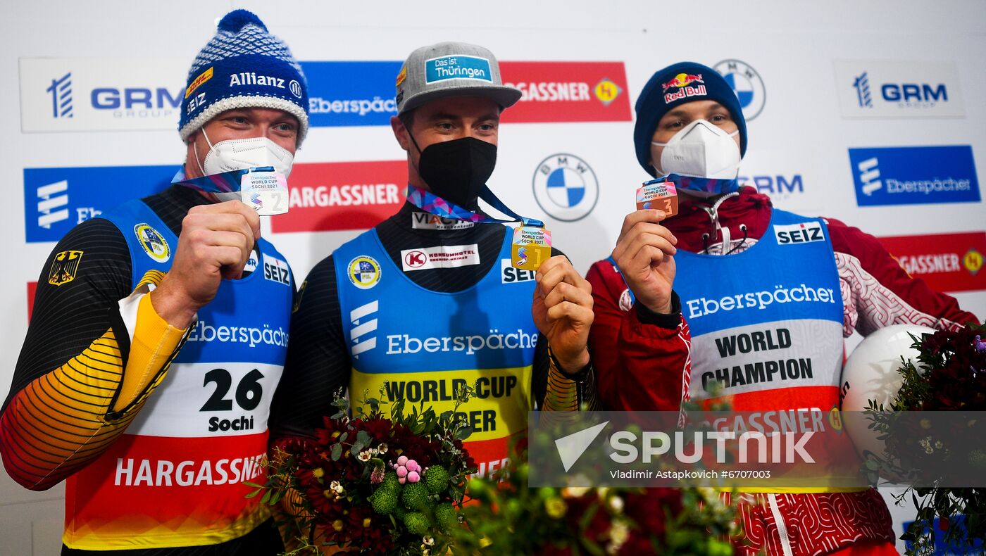 Russia Luge World Cup Men