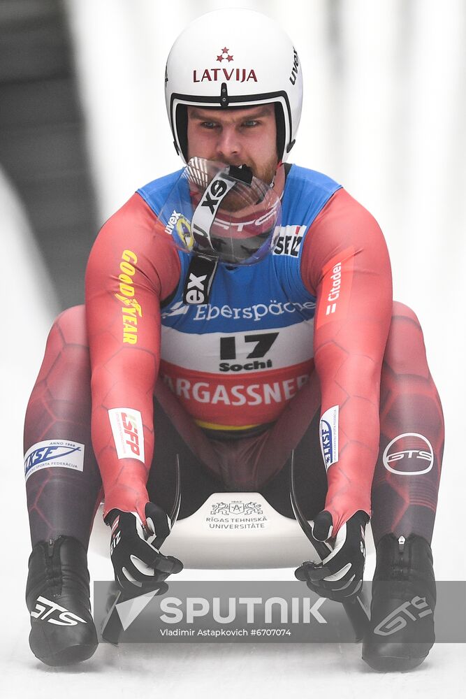 Russia Luge World Cup Men