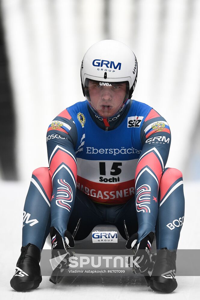 Russia Luge World Cup Men