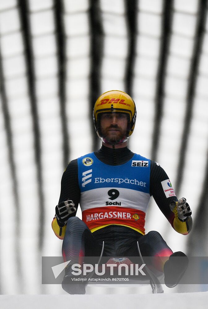 Russia Luge World Cup Men