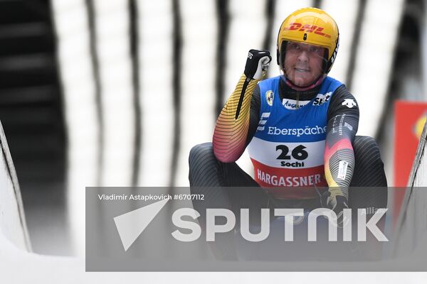 Russia Luge World Cup Men