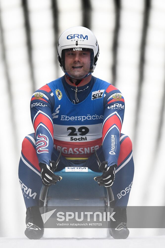 Russia Luge World Cup Men