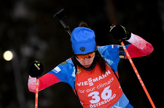 Sweden Biathlon World Cup Women