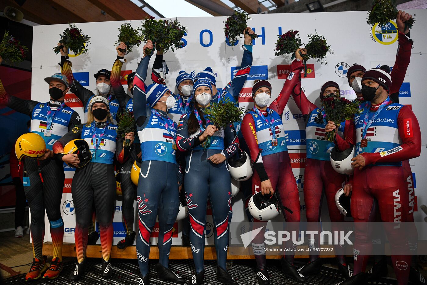 Russia Luge World Cup Team Relay