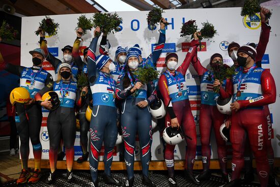 Russia Luge World Cup Team Relay