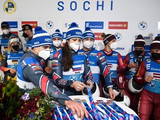 Russia Luge World Cup Team Relay