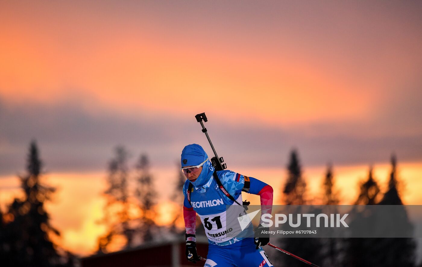 Sweden Biathlon World Cup Men